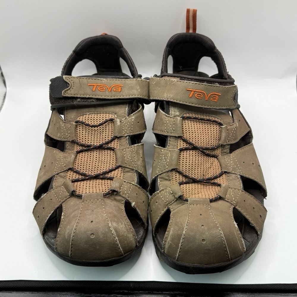 Teva Mens DEACON Sport Sandals Shoes Size US 11 Brown